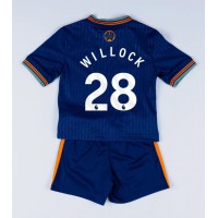 Dětský fotbalový dres Newcastle United Joe Willock #28 2025-26 Třetí Krátký Rukáv (+ trenýrky)